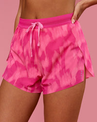 Woman wearing Accelerate 3" High-Rise Running Short - Radiant Pink | Model:Bianca | Size:S | Thumbnail Index: 0