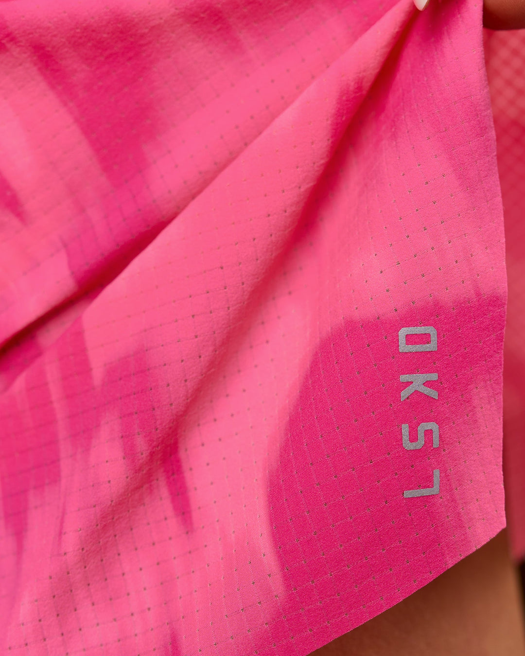 Woman wearing Accelerate 3" High-Rise Running Short - Radiant Pink | Model:Bianca | Size:S - view 11