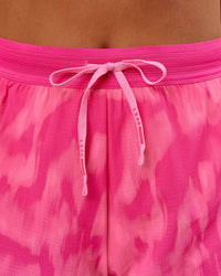Woman wearing Accelerate 3" High-Rise Running Short - Radiant Pink | Model:Bianca | Size:S | Thumbnail Index: 12