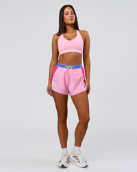 Woman wearing Accelerate 3" High-Rise Running Short - Ultra Pink-Tech Department | Model:Bianca | Size:S | Thumbnail Index: 5