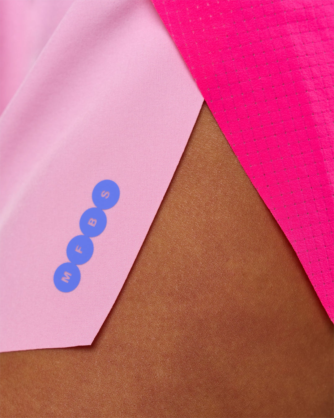 Woman wearing Accelerate 3" High-Rise Running Short - Ultra Pink-Tech Department | Model:Bianca | Size:S - view 12