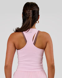 Woman wearing Flow Performance Tank 2.0 - Marshmallow | Model:Bianca | Size:S | Thumbnail Index: 2