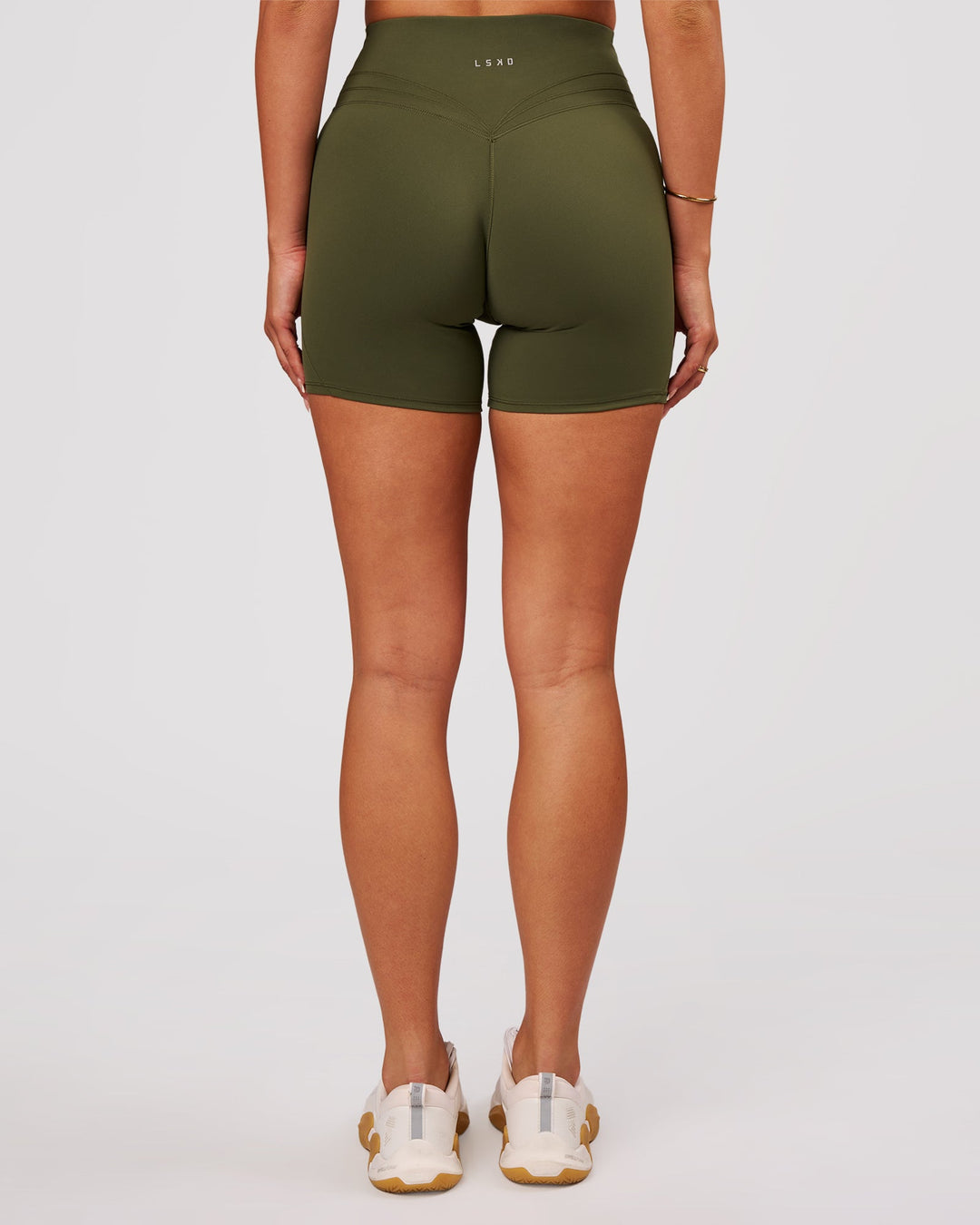 Luxe V-Contour High-Rise 6" Short - Pure Olive - view 3