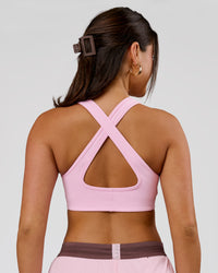 Woman wearing Stamina Sports Bra - Marshmallow | Model:Bianca | Size:S | Thumbnail Index: 2