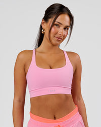 Woman wearing Vision Sports Bra - Pink Rose | Model:Bianca | Size:S | Thumbnail Index: 0