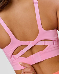 Woman wearing Vision Sports Bra - Pink Rose | Model:Bianca | Size:S | Thumbnail Index: 3