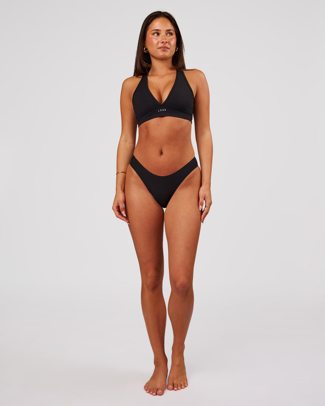 Woman wearing Zero Brief 2pk - Black | Model:Bianca | Size:S - view 6