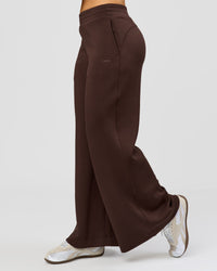 Woman wearing Elevate SoftTouch Wide Leg Pant - Hot Chocolate | Model:Claire | Size:S | Thumbnail Index: 4