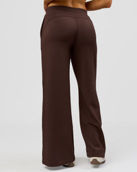 Woman wearing Elevate SoftTouch Wide Leg Pant - Hot Chocolate | Model:Claire | Size:S | Thumbnail Index: 6