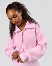 Woman wearing Fierce Knitted Cardigan - Marshmallow-White | Model:Jordan | Size:S | Thumbnail Index: 10