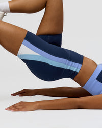 Woman wearing Revitalise Ultra High-Rise 6" Short - Future Navy-Bluebell | Model:Jordan | Size:S | Thumbnail Index: 8
