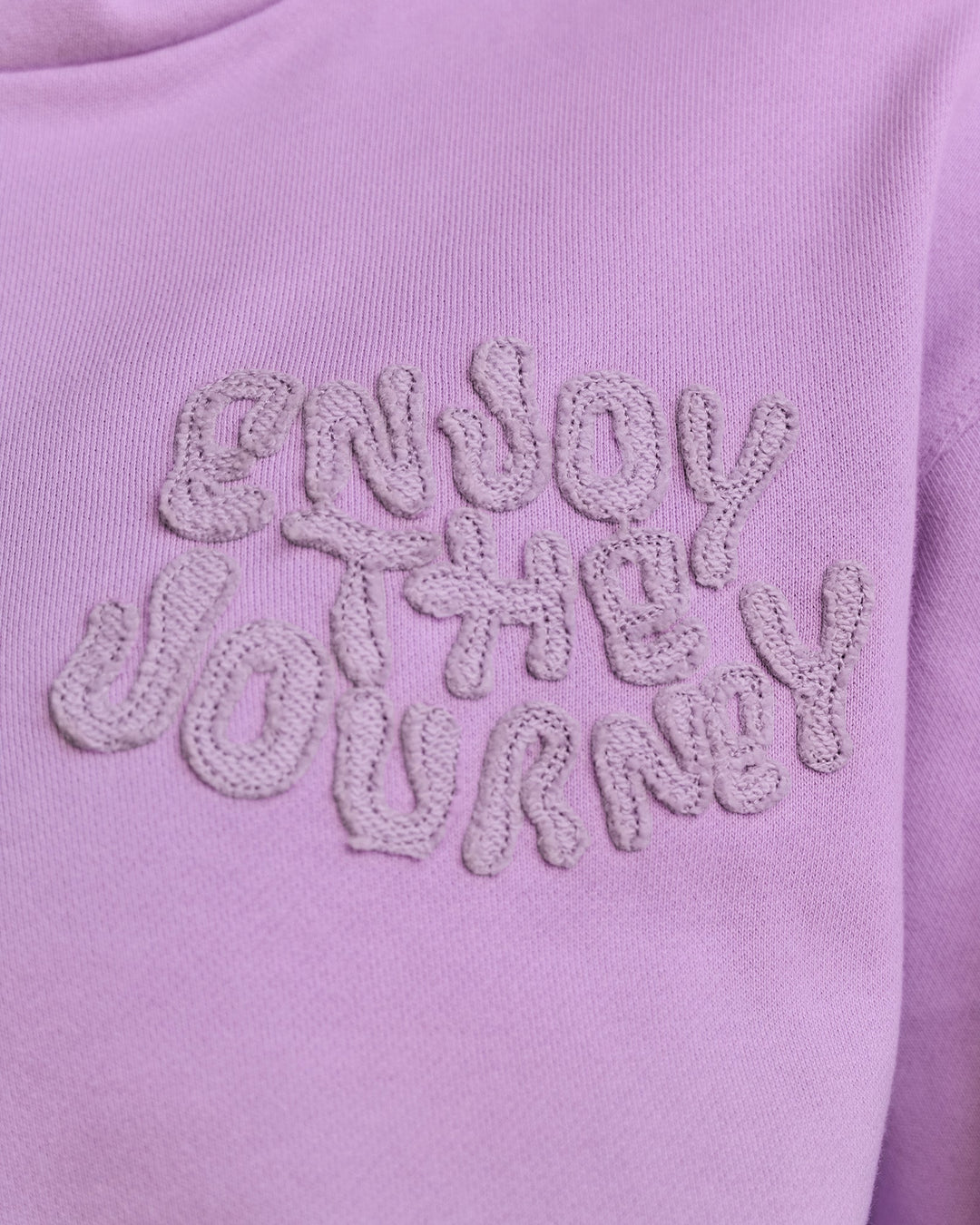 Woman wearing MVP Elite French Terry Hoodie - Pale Lilac | Model:Rosie | Size:S - view 12