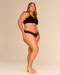 Woman wearing Zero Brief 2pk - Black | Model:Ella | Size:XL | Thumbnail Index: 8