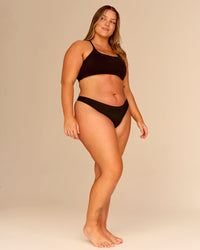 Woman wearing Zero Brief 2pk - Black | Model:Ella | Size:XL | Thumbnail Index: 9