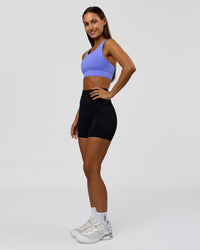 Woman wearing Accelerate Sports Bra - Bluebell | Model:Brylee | Size:XS | Thumbnail Index: 3