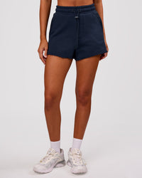 Woman wearing MVP Elite Terry Short - Future Navy | Model:Charli | Size:XS | Thumbnail Index: 5