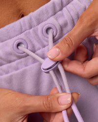 Woman wearing MVP Elite Terry Short - Pale Lilac | Model:Charli | Size:XS | Thumbnail Index: 5