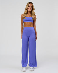 Woman wearing Elixir High-Rise Petite Pant - Bluebell | Model:Issy | Size:XS | Thumbnail Index: 6