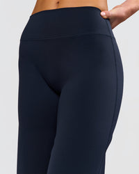 Woman wearing Elixir High-Rise Petite Pant - Midnight Navy | Model:Issy | Size:XS | Thumbnail Index: 5