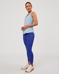 Woman wearing Force FLXCotton Longline Tank - Open Air | Model:Issy | Size:XS | Thumbnail Index: 6