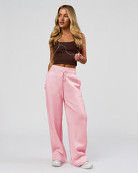 Woman wearing Go-To FLXCotton Rib Scoop Tank - Hot Chocolate | Model:Issy | Size:XS | Thumbnail Index: 11
