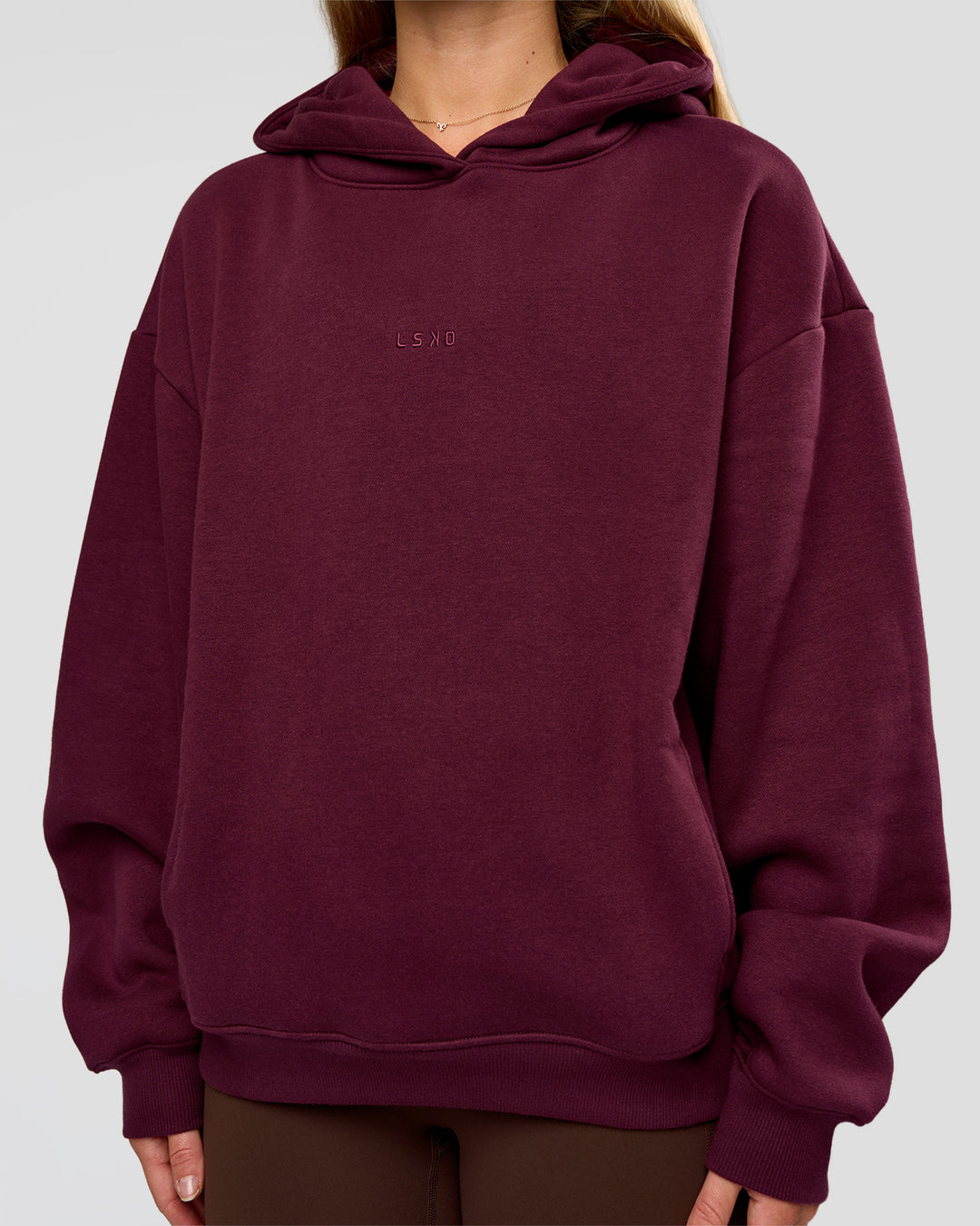 Go-To Oversized Hoodie - Cherry Lacquer - view 2