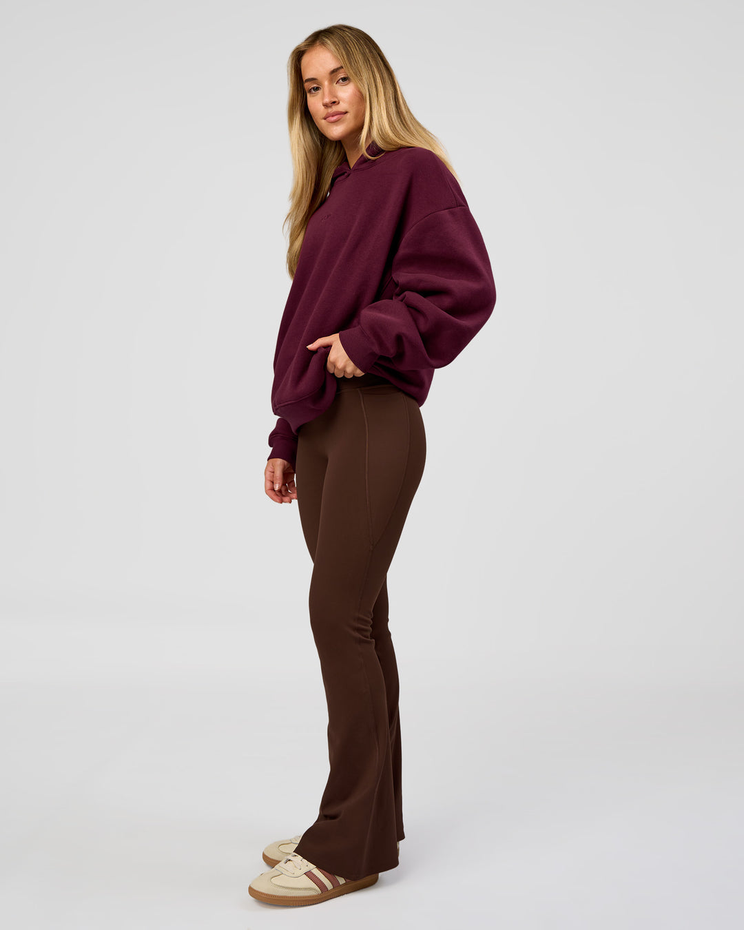 Go-To Oversized Hoodie - Cherry Lacquer - view 6