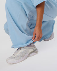 Woman wearing MVP Elite Terry Wide Leg Pant - Open Air | Model:Issy | Size:XS | Thumbnail Index: 6