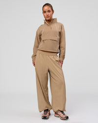 Woman wearing Pop Over Jacket - Warm Smoke | Model:Issy | Size:XS | Thumbnail Index: 5