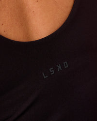 Woman wearing Staple 2.0 Active Shelf Bra Tank - Black | Model:Issy | Size:XS | Thumbnail Index: 3