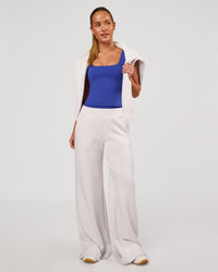 Woman wearing Staple 2.0 Active Shelf Bra Tank - Power Cobalt | Model:Issy | Size:XS | Thumbnail Index: 6