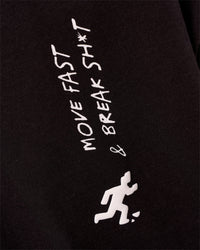 Woman wearing Values Manifesto Heavyweight Oversized Tee  - Black-White | Model:Issy | Size:XS | Thumbnail Index: 13