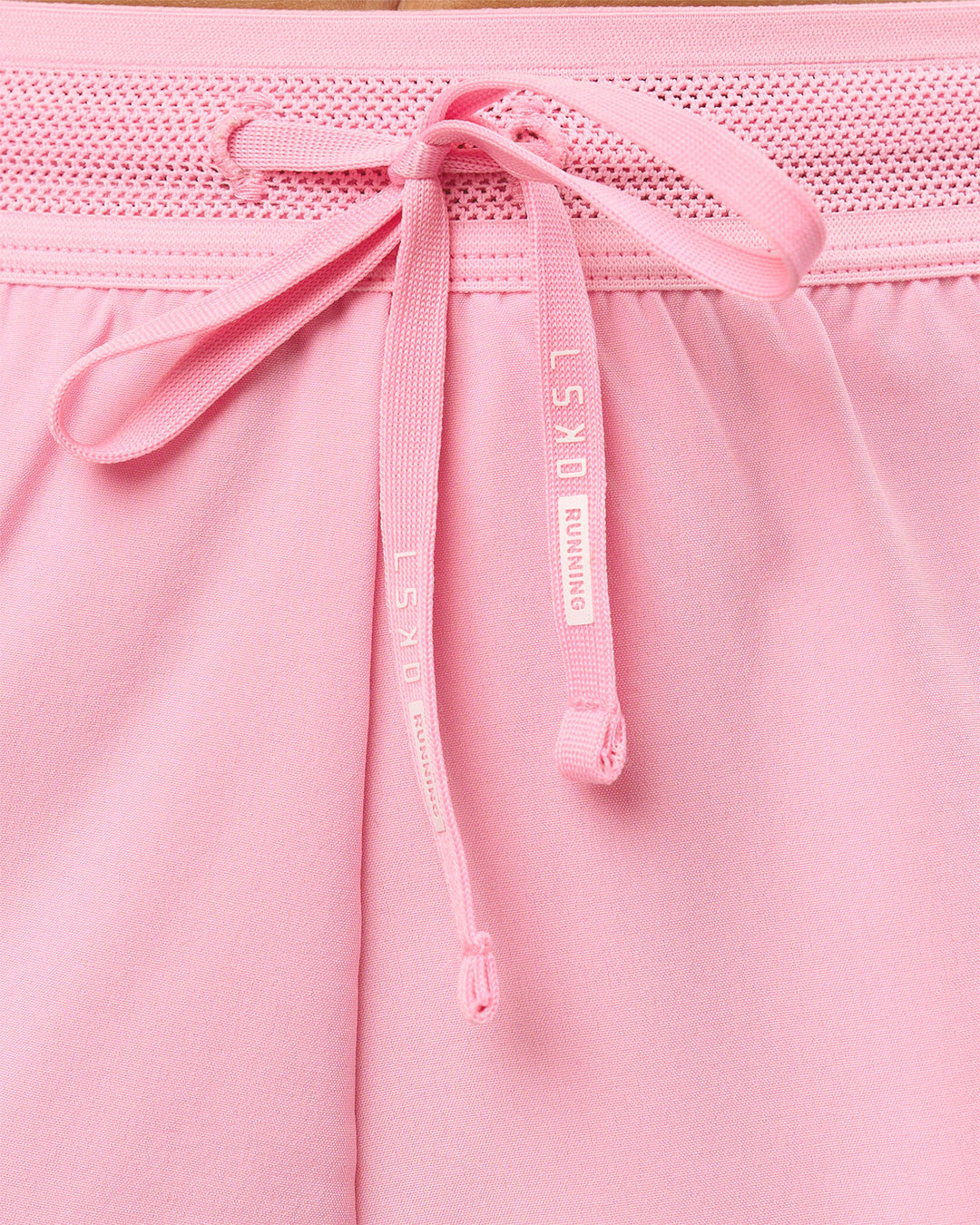 Woman wearing Accelerate 3" High-Rise Running Short - Pink Rose | Model:Taneisha | Size:XS - view 7
