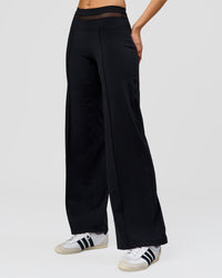 Woman wearing Dare Wide Leg Pant - Black | Model:Taneisha | Size:XS | Thumbnail Index: 0