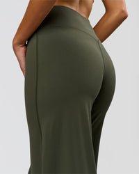 Woman wearing Elixir High-Rise Tall Pant - Pure Olive | Model:Taneisha | Size:XS | Thumbnail Index: 5