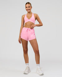 Woman wearing Stamina Sports Bra - Pink Rose | Model:Taneisha | Size:XS | Thumbnail Index: 5