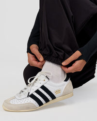 Woman wearing Stitch Up Track Pant - Black | Model:Taneisha | Size:XS | Thumbnail Index: 9