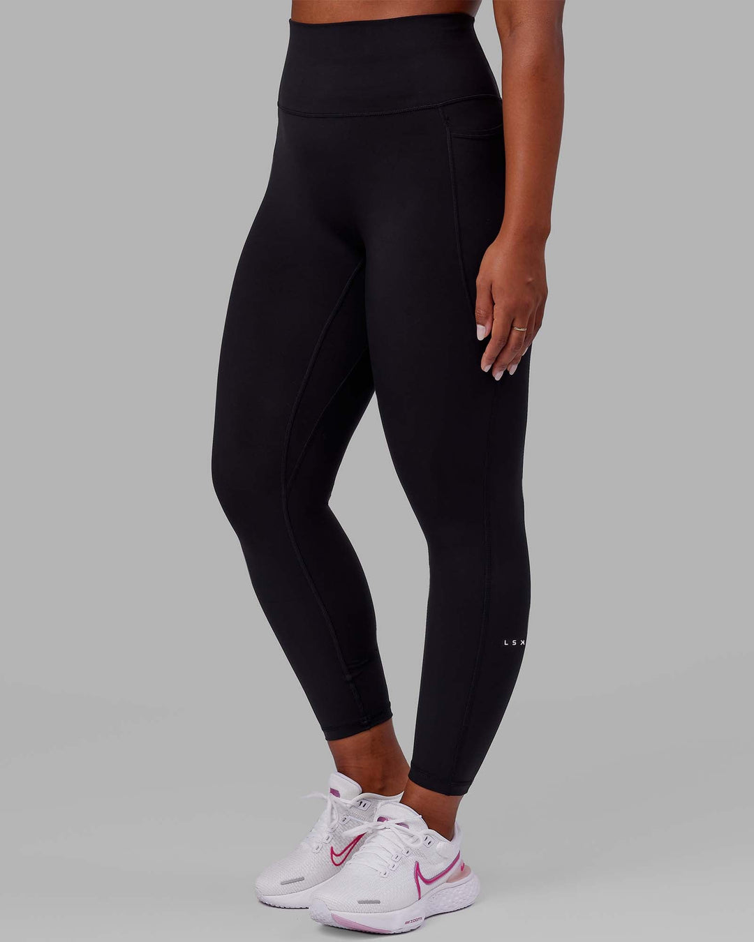 Fusion Full Length Leggings with Pockets - Black