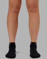 Daily Ankle Socks 3 Pack - Black