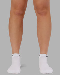 Daily Ankle Socks 3 Pack - White