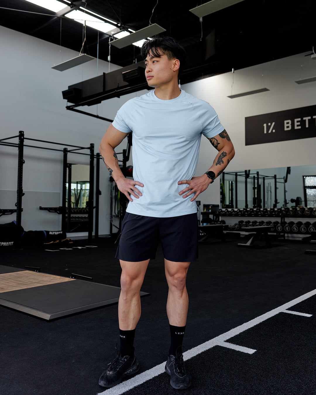 Perform VapourFLX Tee - Windsurfer Marl