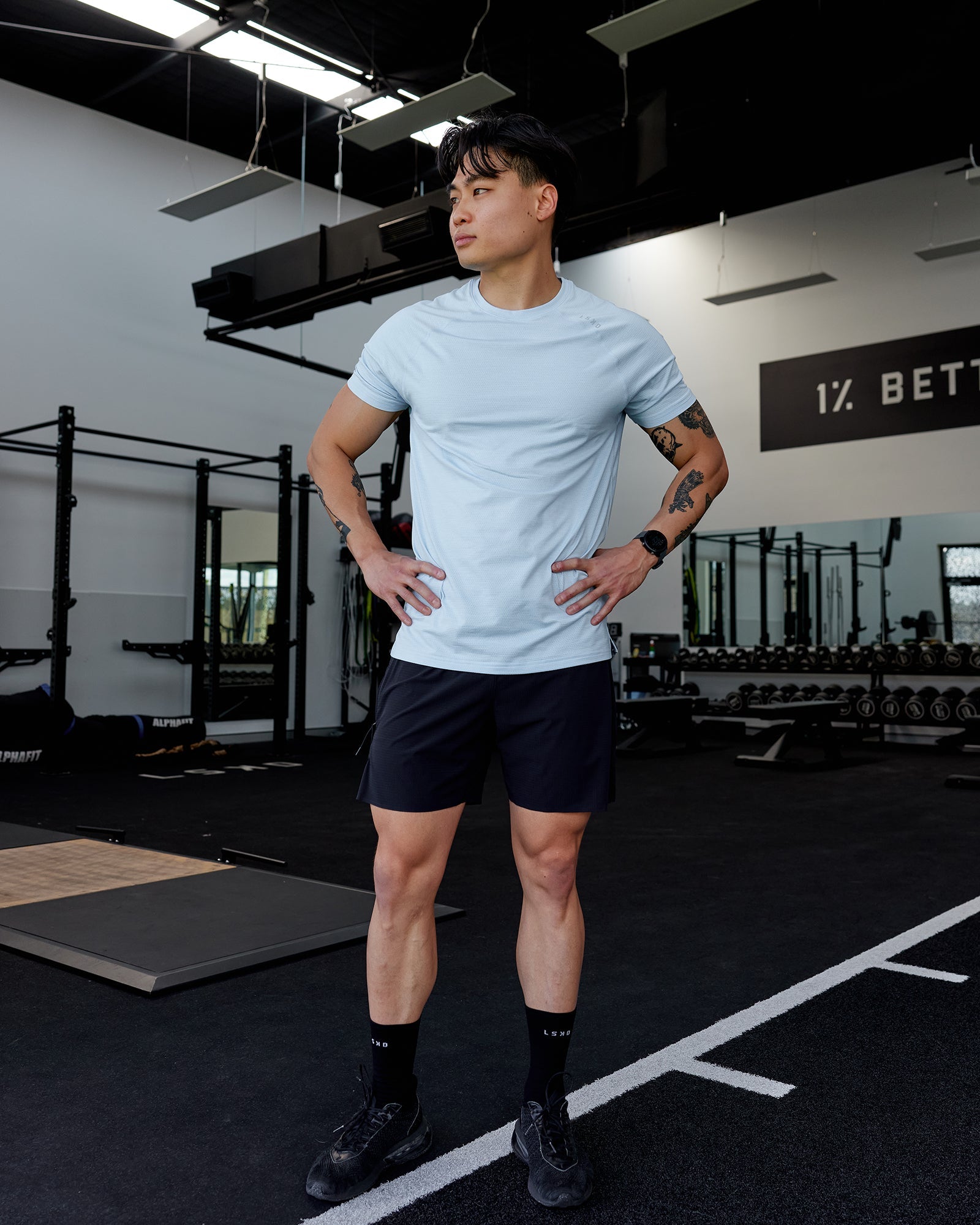 Perform VapourFLX Tee - Windsurfer Marl
