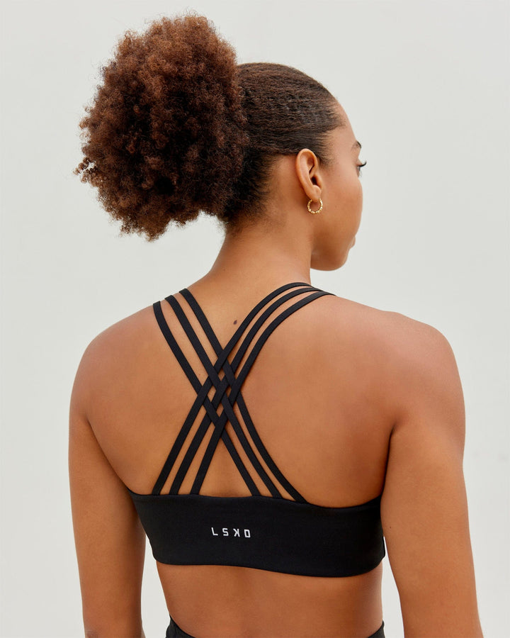 Push The Limit Sports Bra - Black
