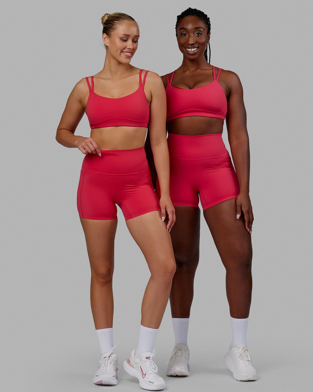 Elixir Ultra High-Rise 4" Short Pockets - Raspberry