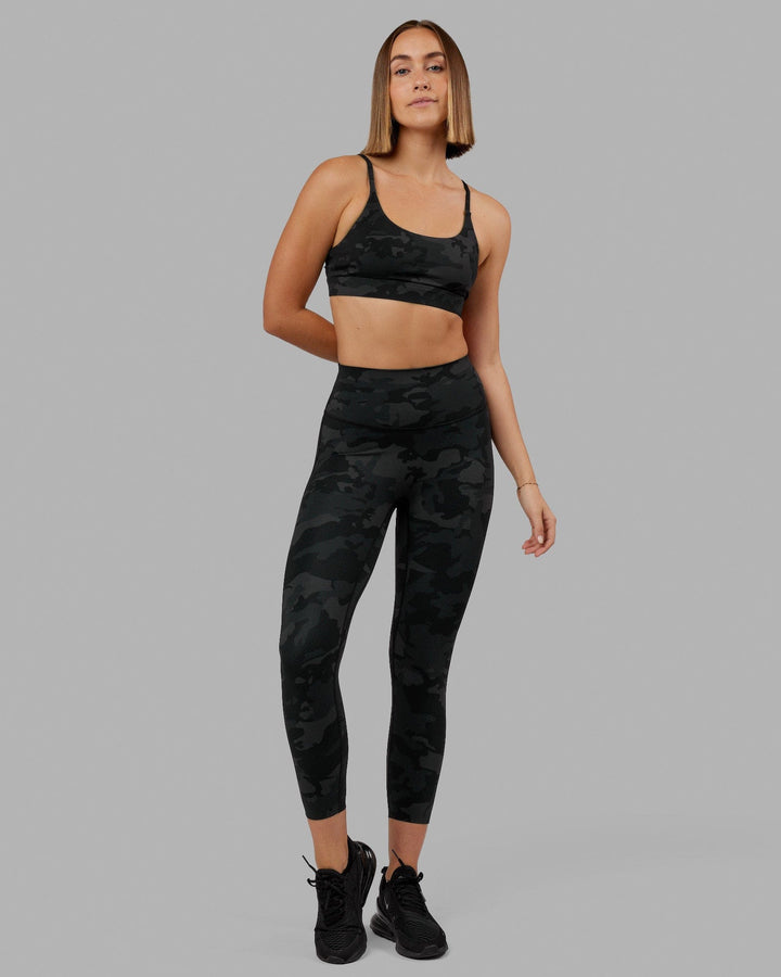 Elixir Sports Bra - Black Camo
