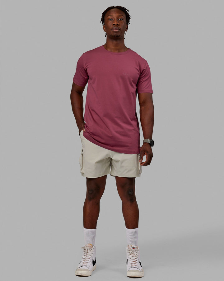 Deluxe PimaFLX Tee - Dry Rose