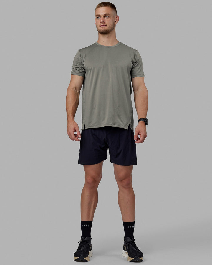 Pace Running Tee - Graphite