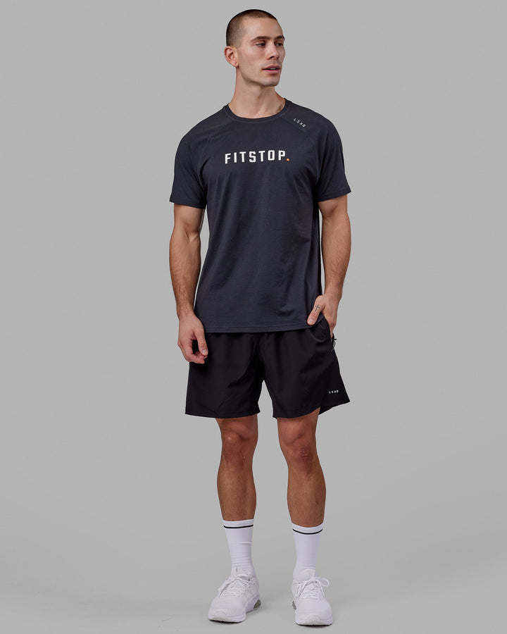 LSKD x FS VapourFLX Trainer Tee - Black Marl