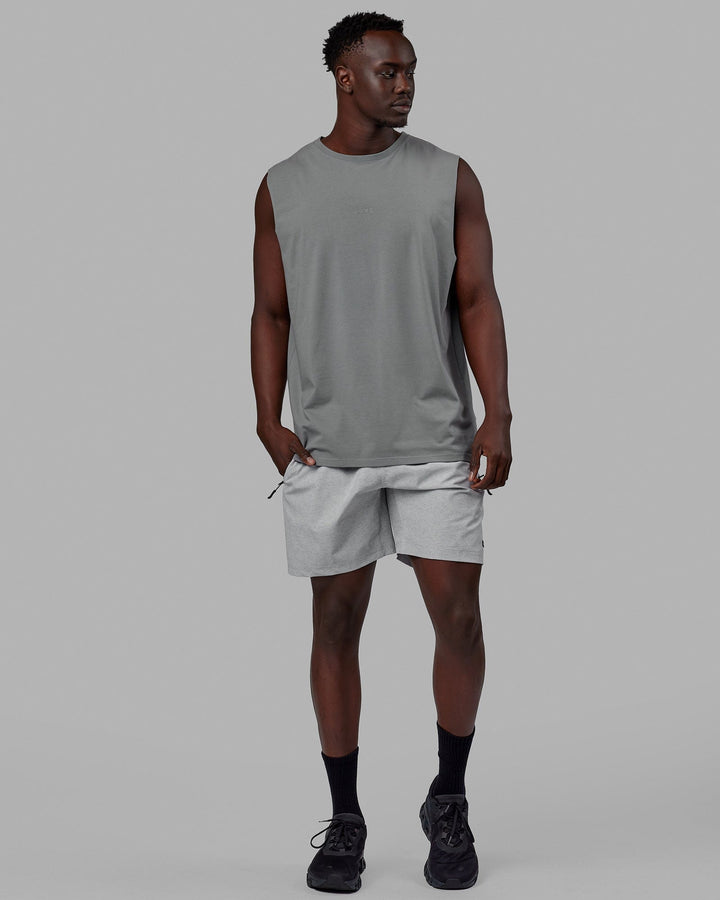 Base FLXCotton Tank - Graphite
