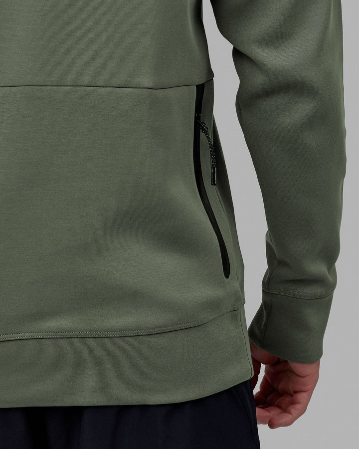 Athlete ForgedFleece Zip Up Hoodie - Dark Forest
